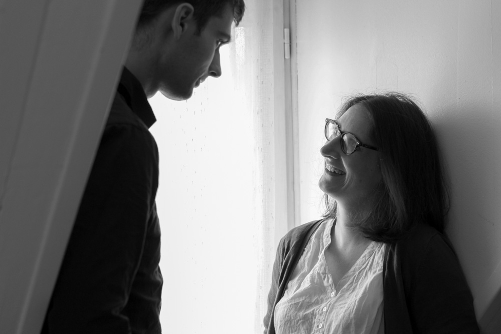 séance photo à deux couple regard