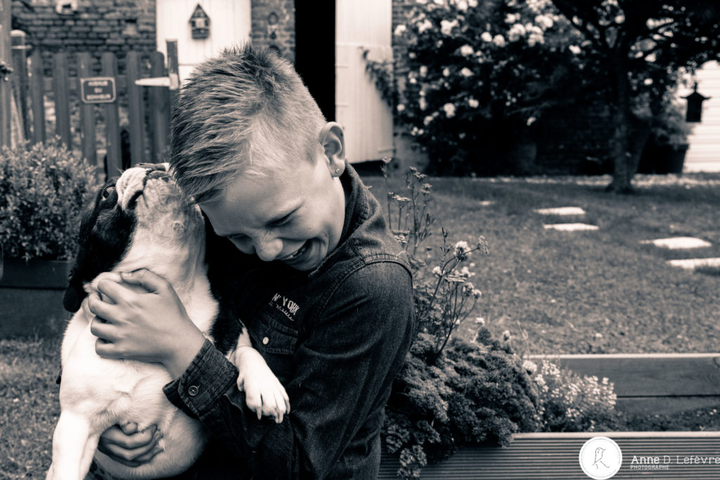 enfant et chien