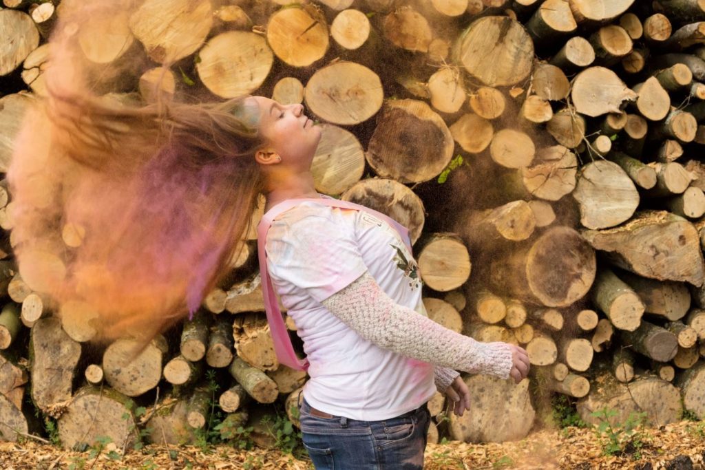 Enterrement de vie de jeune fille en couleurs cheveux