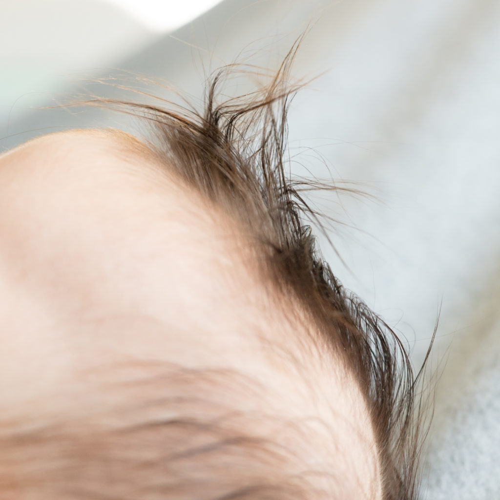 l'arrivée de Mademoiselle J cheveux